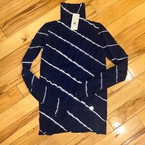 Tie-dye turtleneck